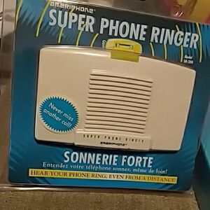 Super Phone Ringer – White Loud External Ringer